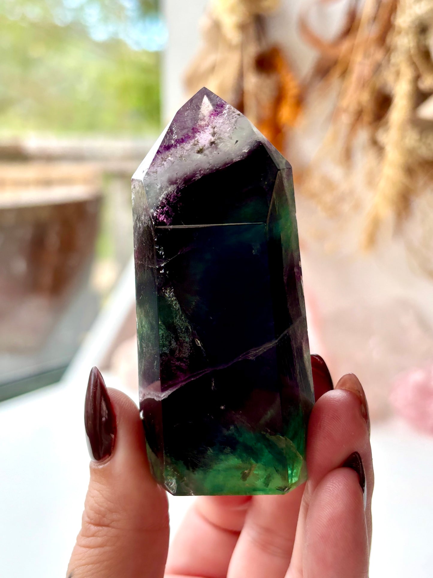Rainbow Fluorite Tower