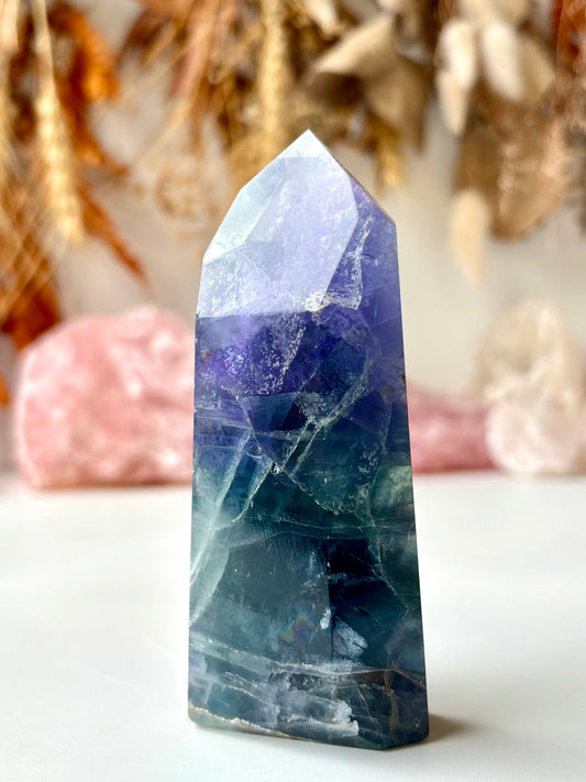 Rainbow Fluorite Tower