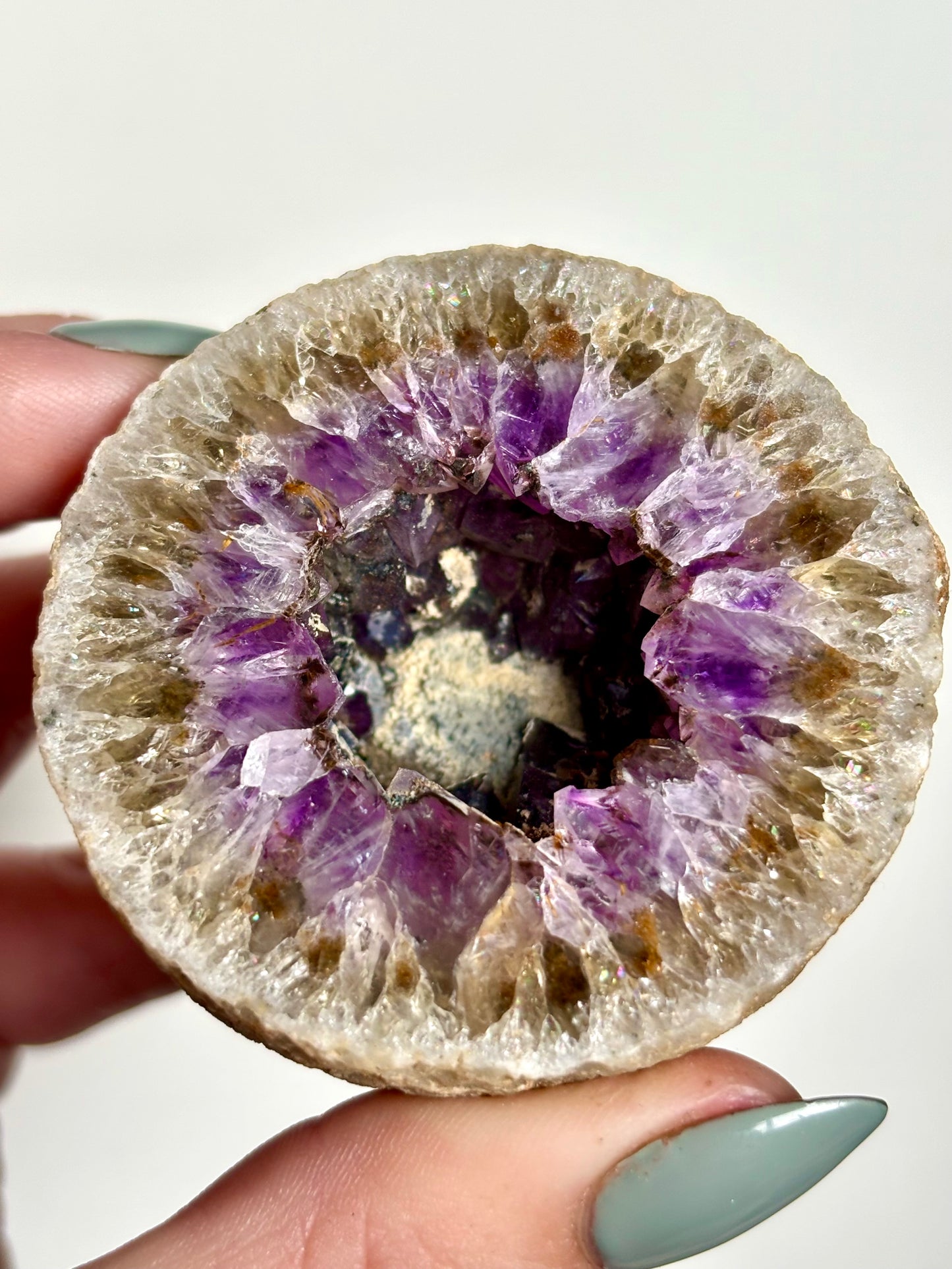 Amethyst Geode Set ‘The Lemon’