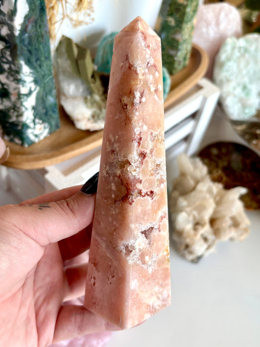 Pink Amethyst Obelisk
