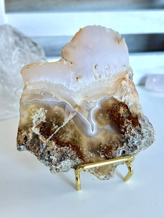 Nebula Agate Slice