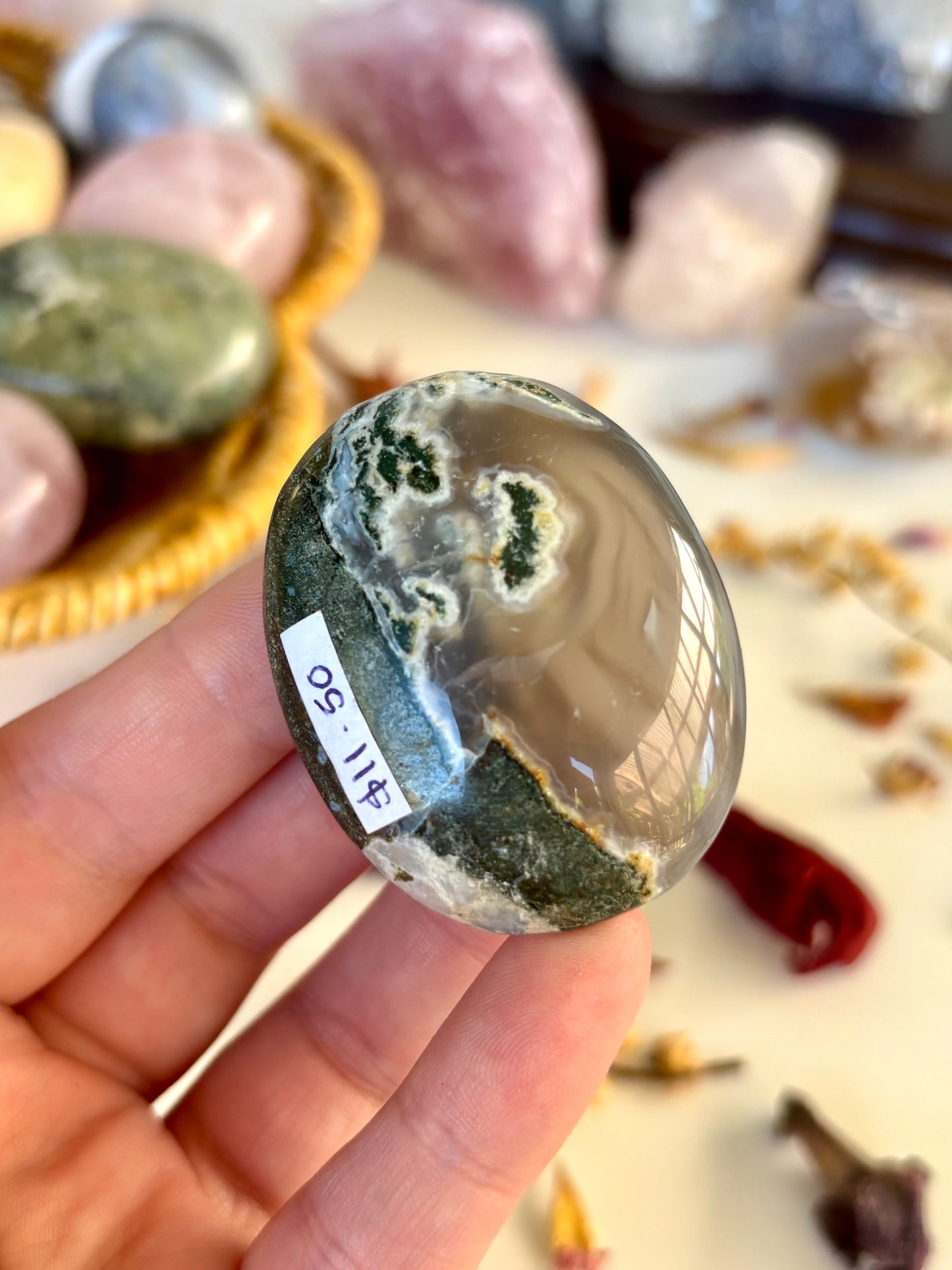Moss Agate & Chalcedony