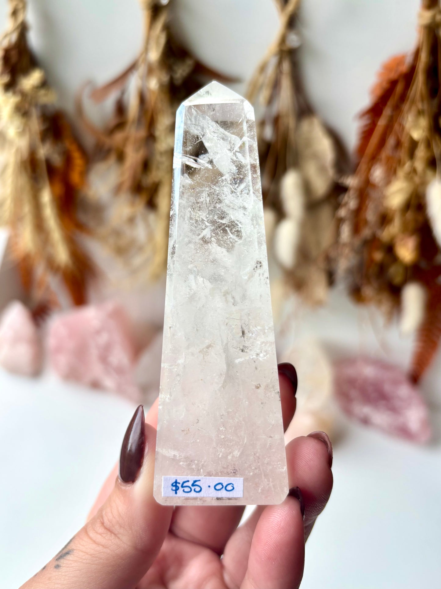 Clear Quartz Obelisk - Brazil