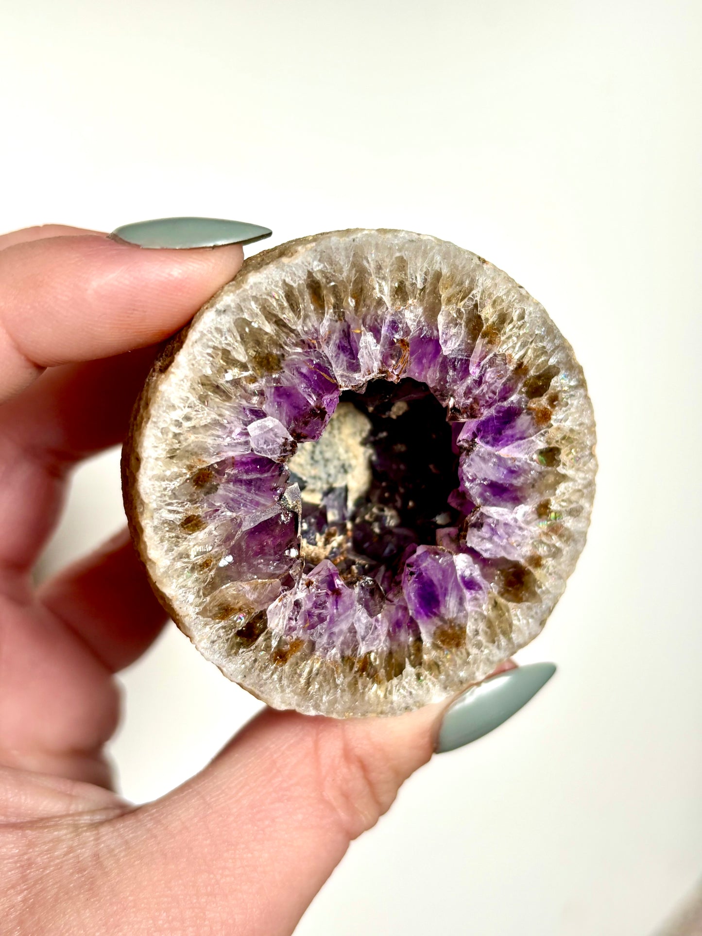 Amethyst Geode Set ‘The Lemon’