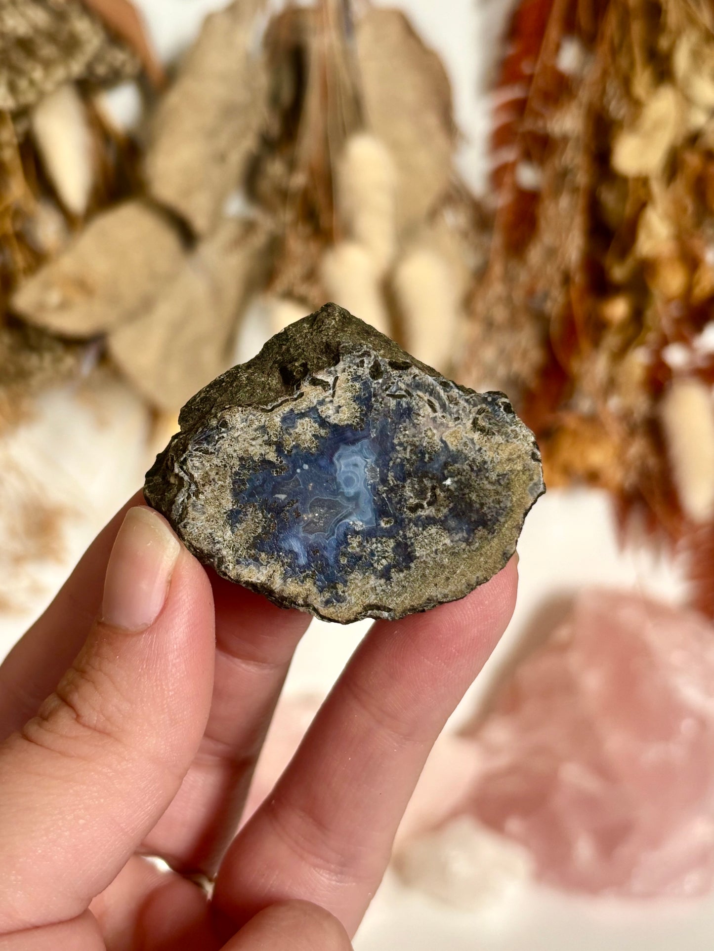 Purple Chalcedony Mini Slice