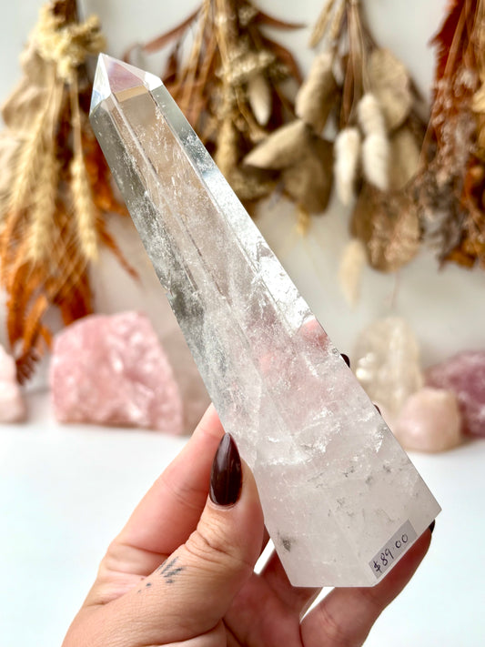 Clear Quartz Obelisk - Brazil