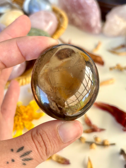 Smoky Quartz Palm