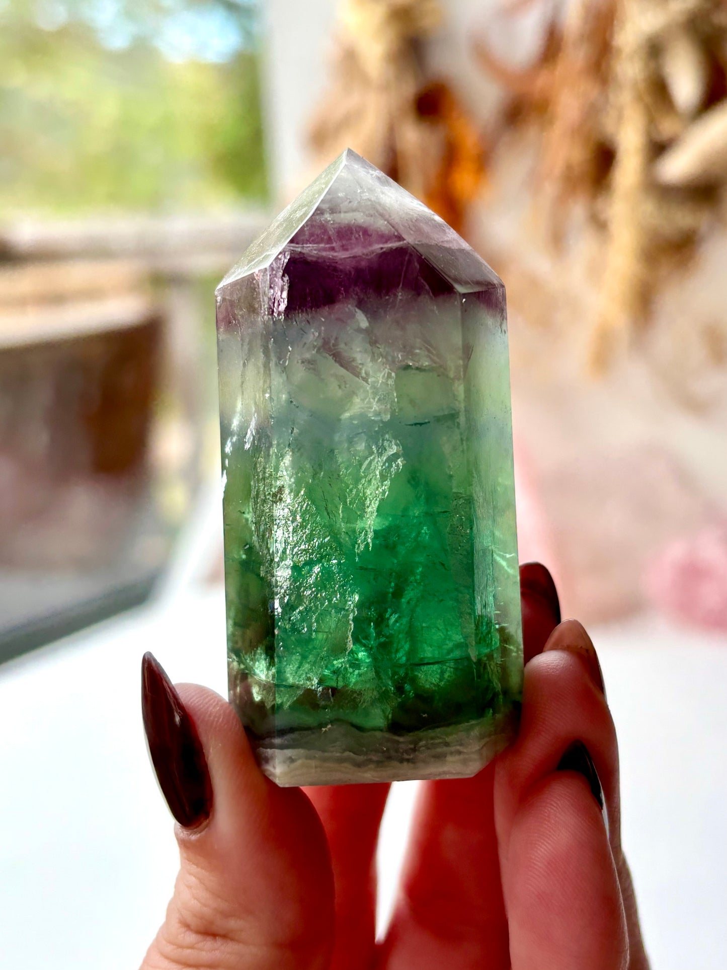 Rainbow Fluorite Tower