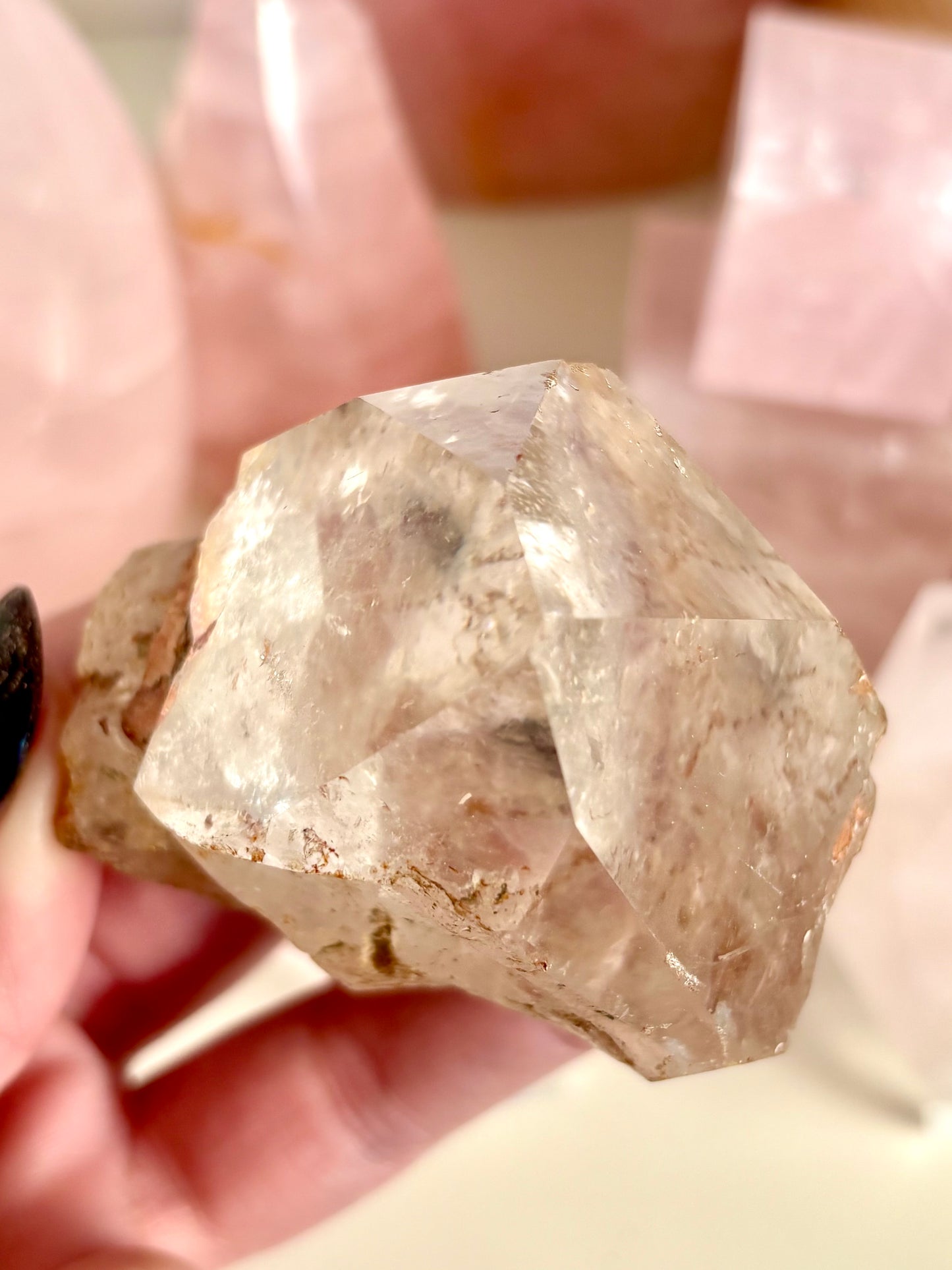 Quartz Natural Point with Penetrator