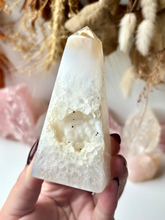 Druze Agate Obelisk - Brazil