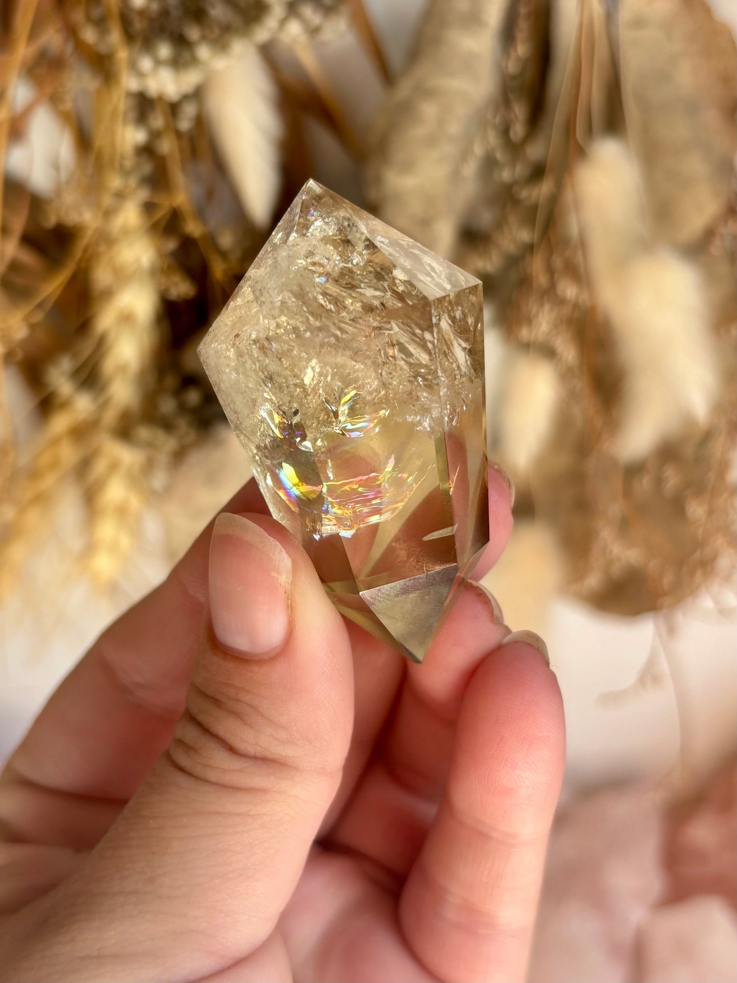 Rainbow Citrine DT (Natural)