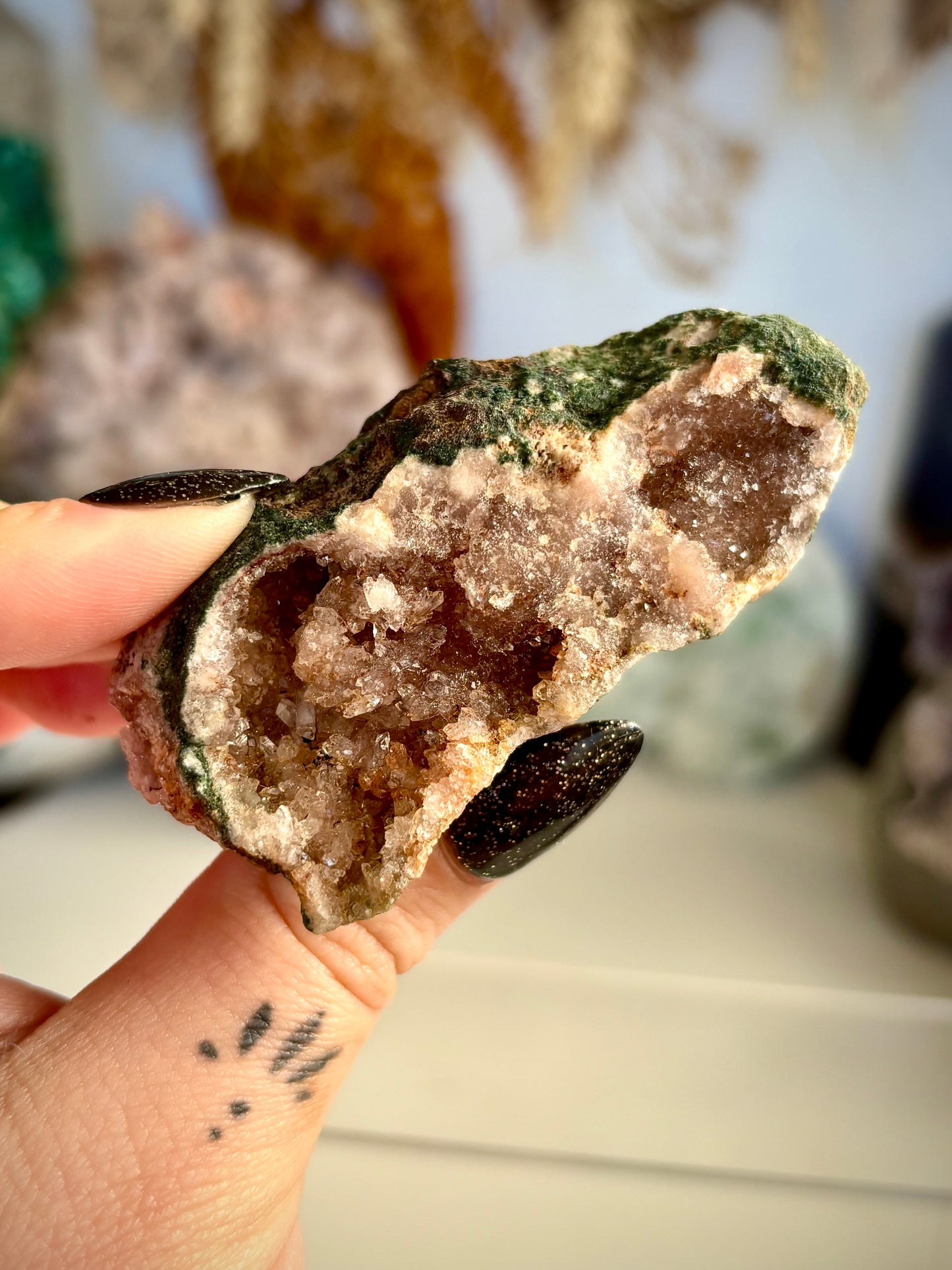 Pink Amethyst Druse