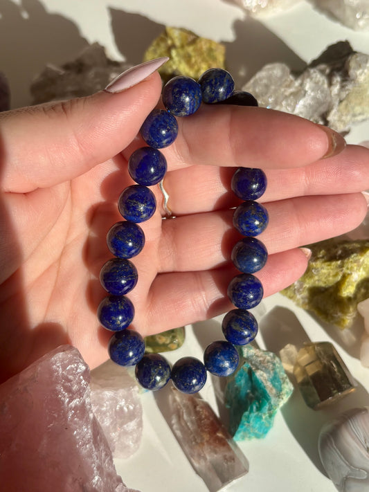 Lapis Lazuli Chunky Bead Beracelet