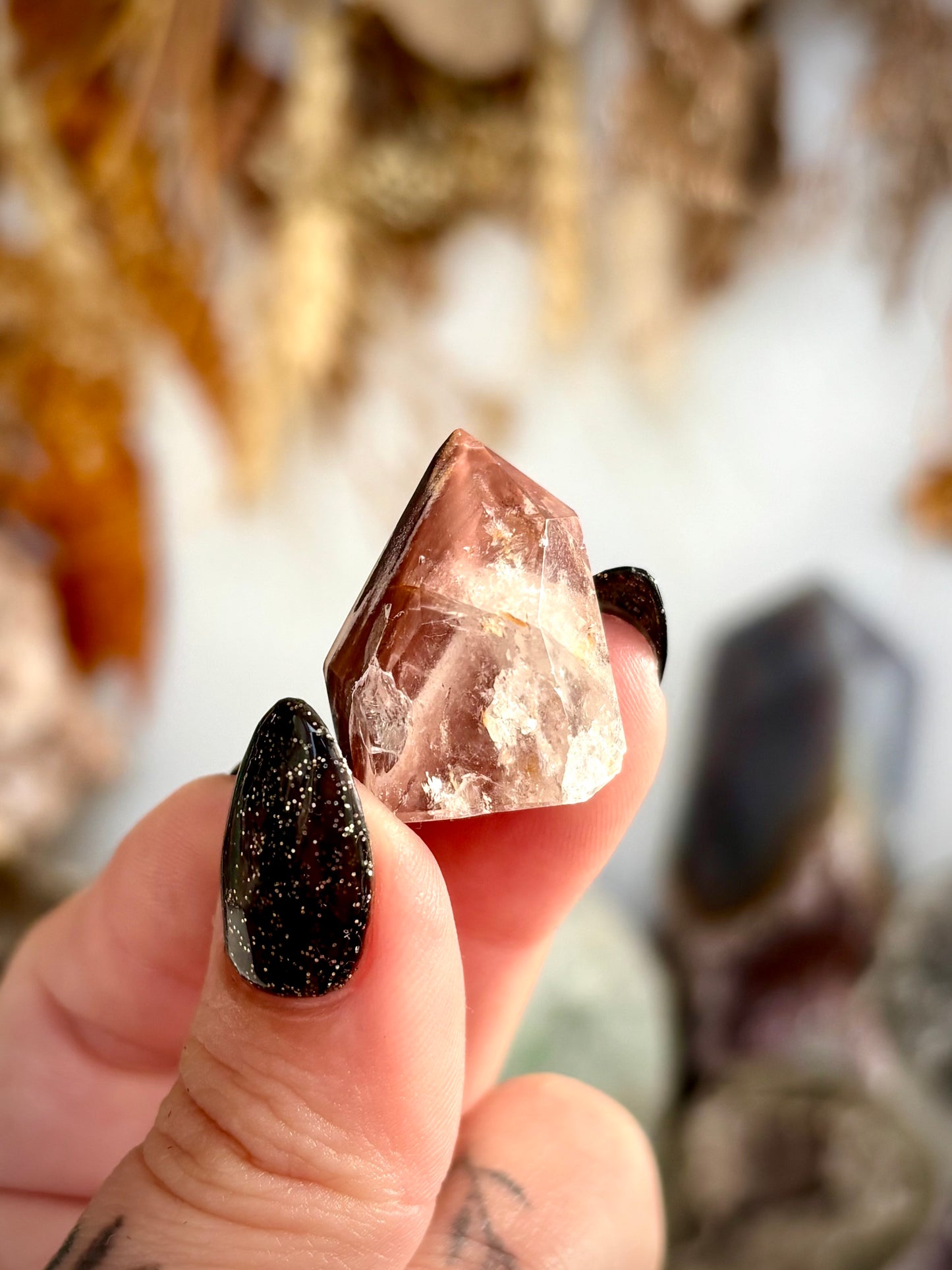Pink Lithium Quartz Mini Point