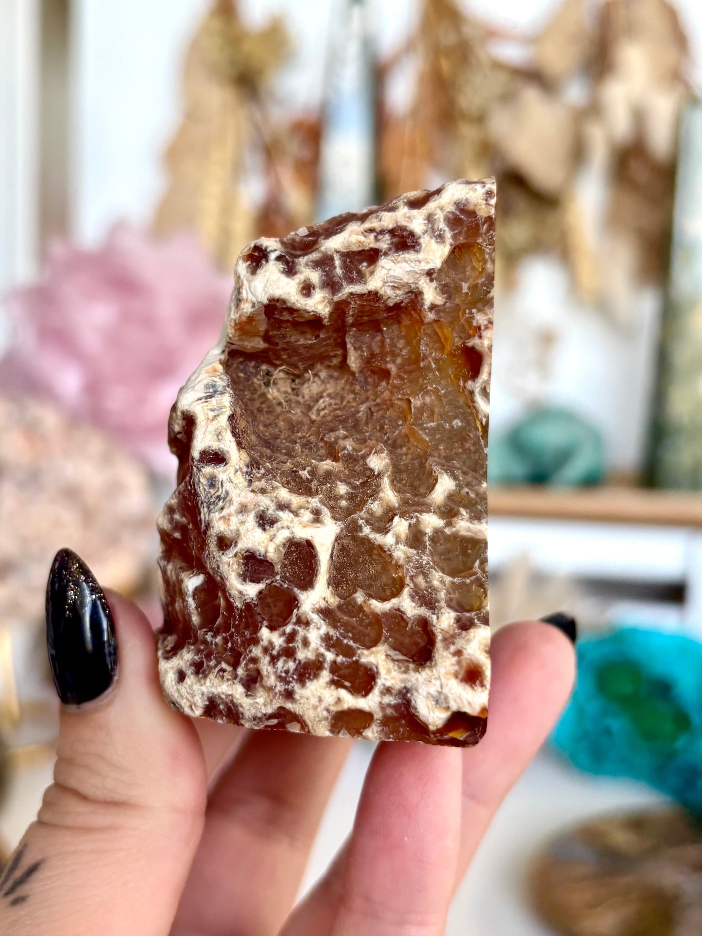 Brazilian Agate Semi-Polished Cutbase