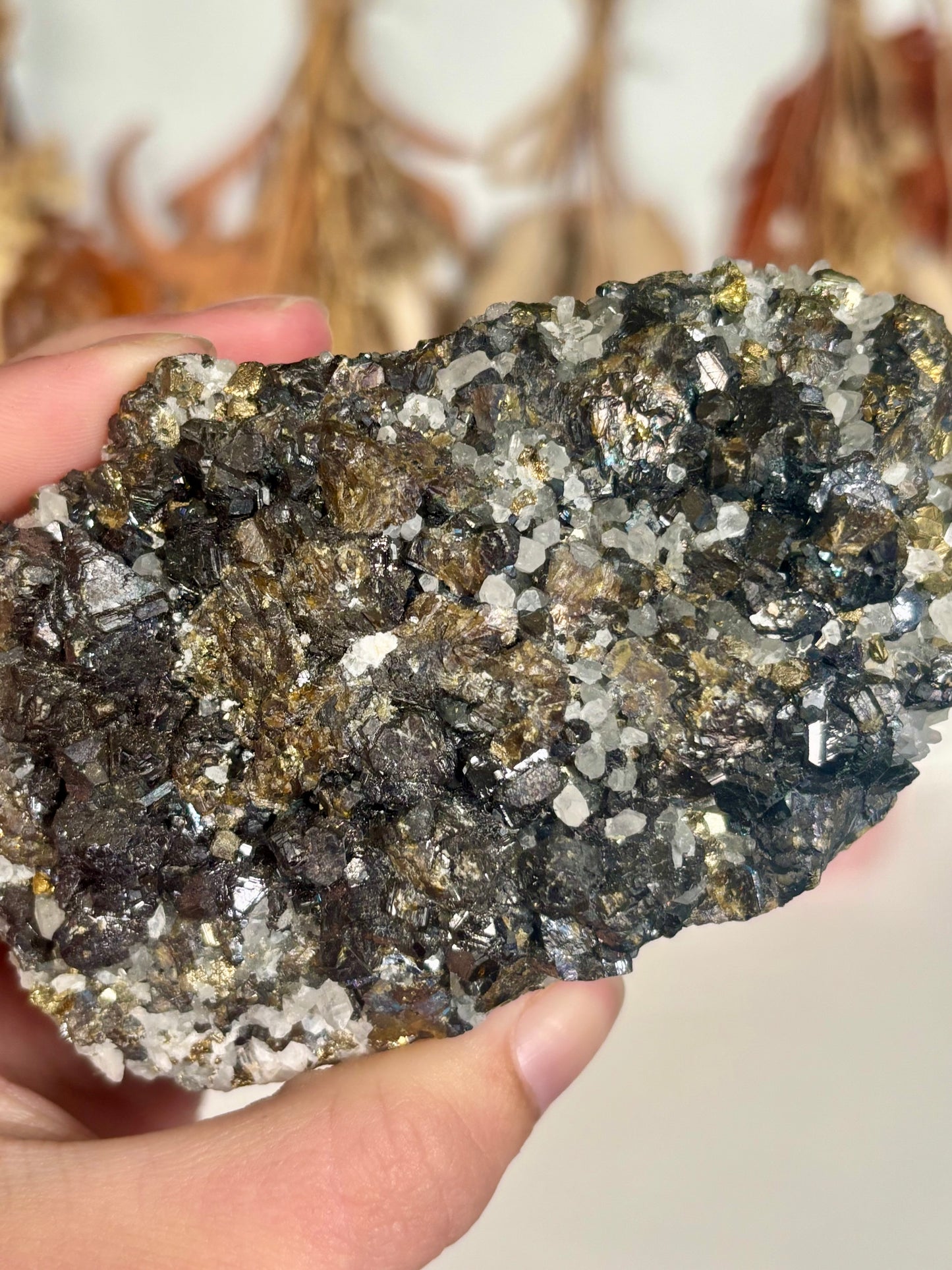 Quartz, Pyrite & Sphalerite