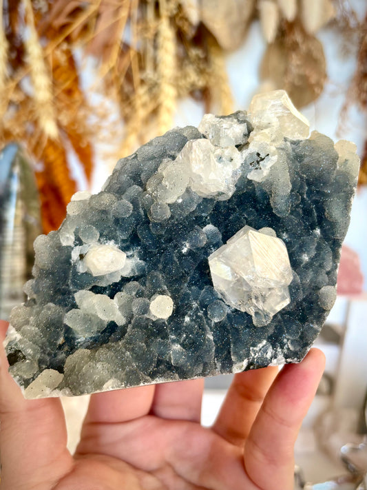 Blue Chalcedony & Apophyllite