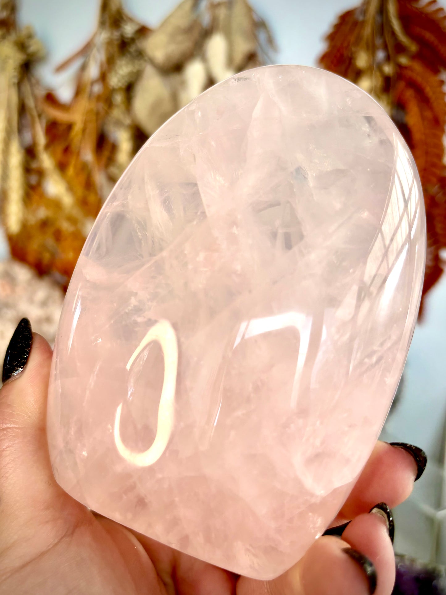 Gemmy Rose Quartz Freeform