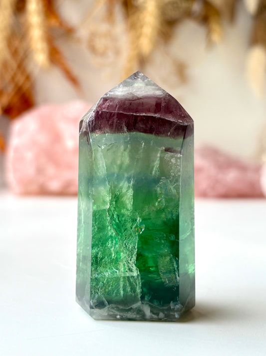 Rainbow Fluorite Tower