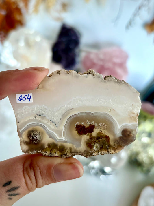 Nebula Agate Slice