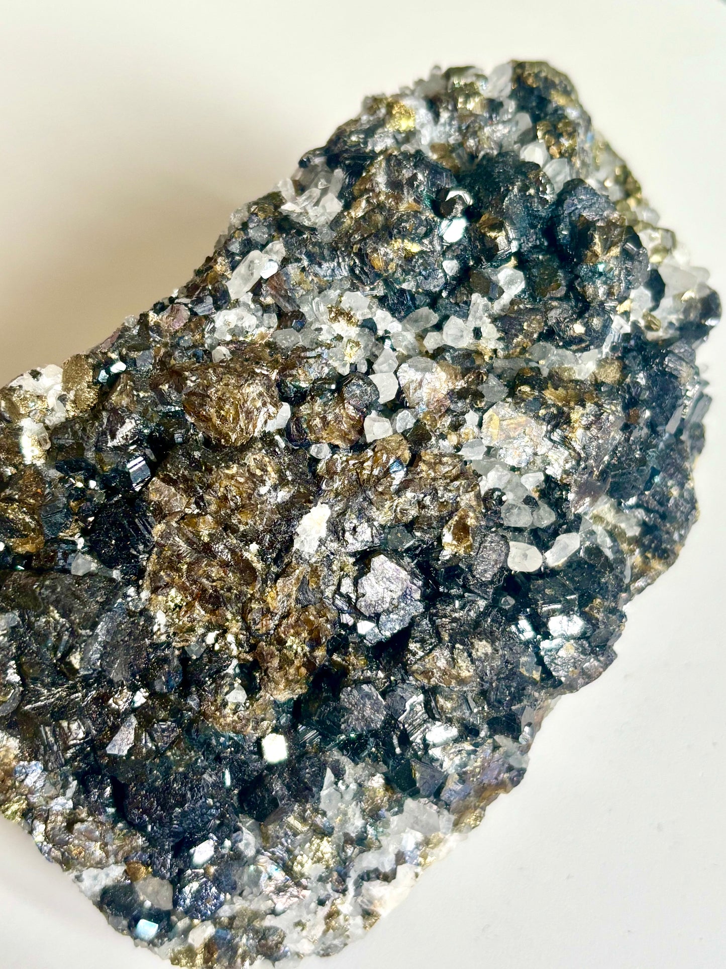 Quartz, Pyrite & Sphalerite