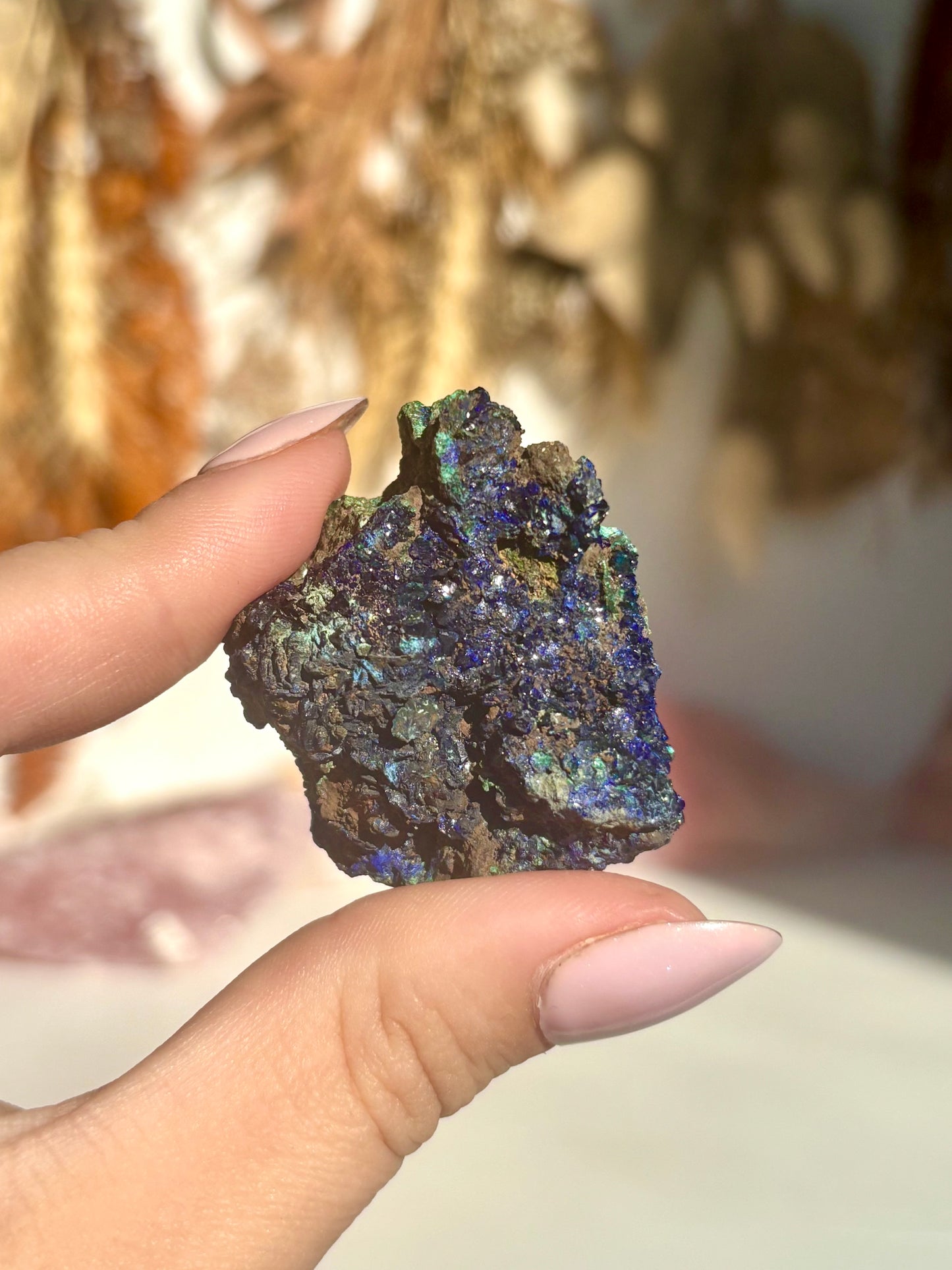 Azurite & Malachite Specimen Cluster