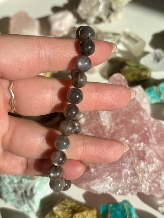 Black Moonstone Bracelet