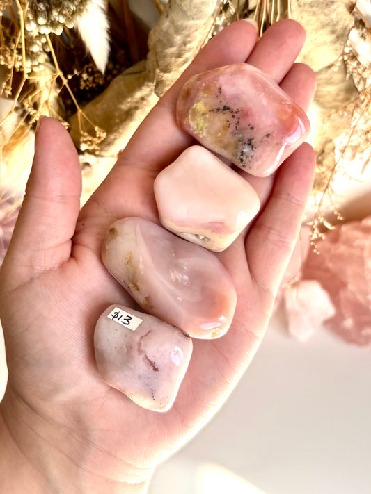 Peruvian Pink Opal XL Tumble