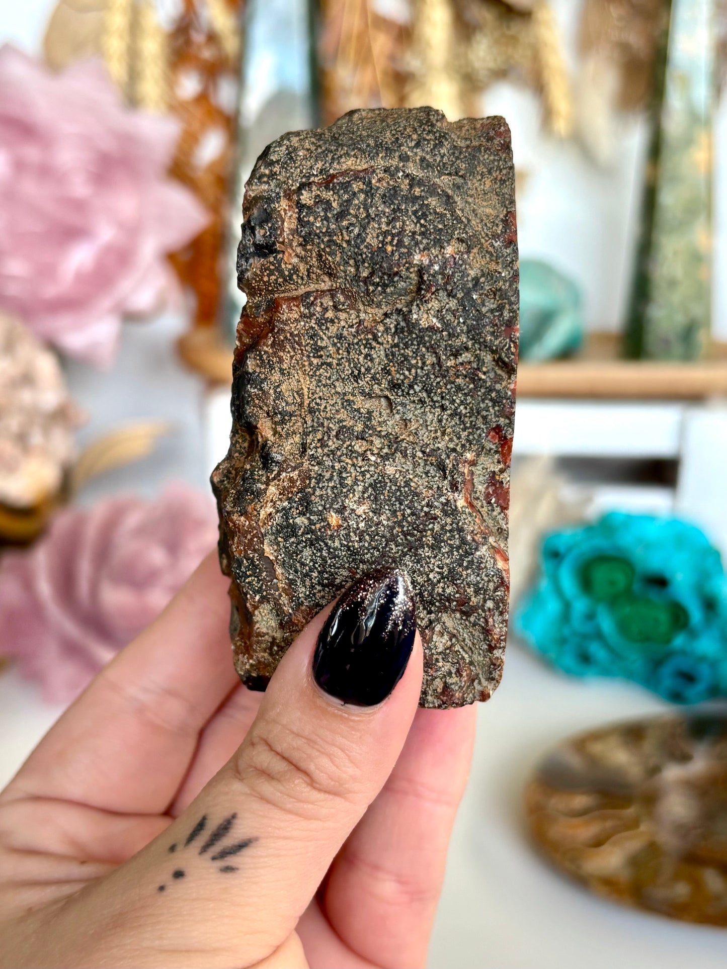 Brazilian Agate Semi-Polished Cutbase
