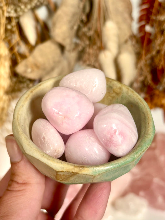 Pink Aragonite Tumble