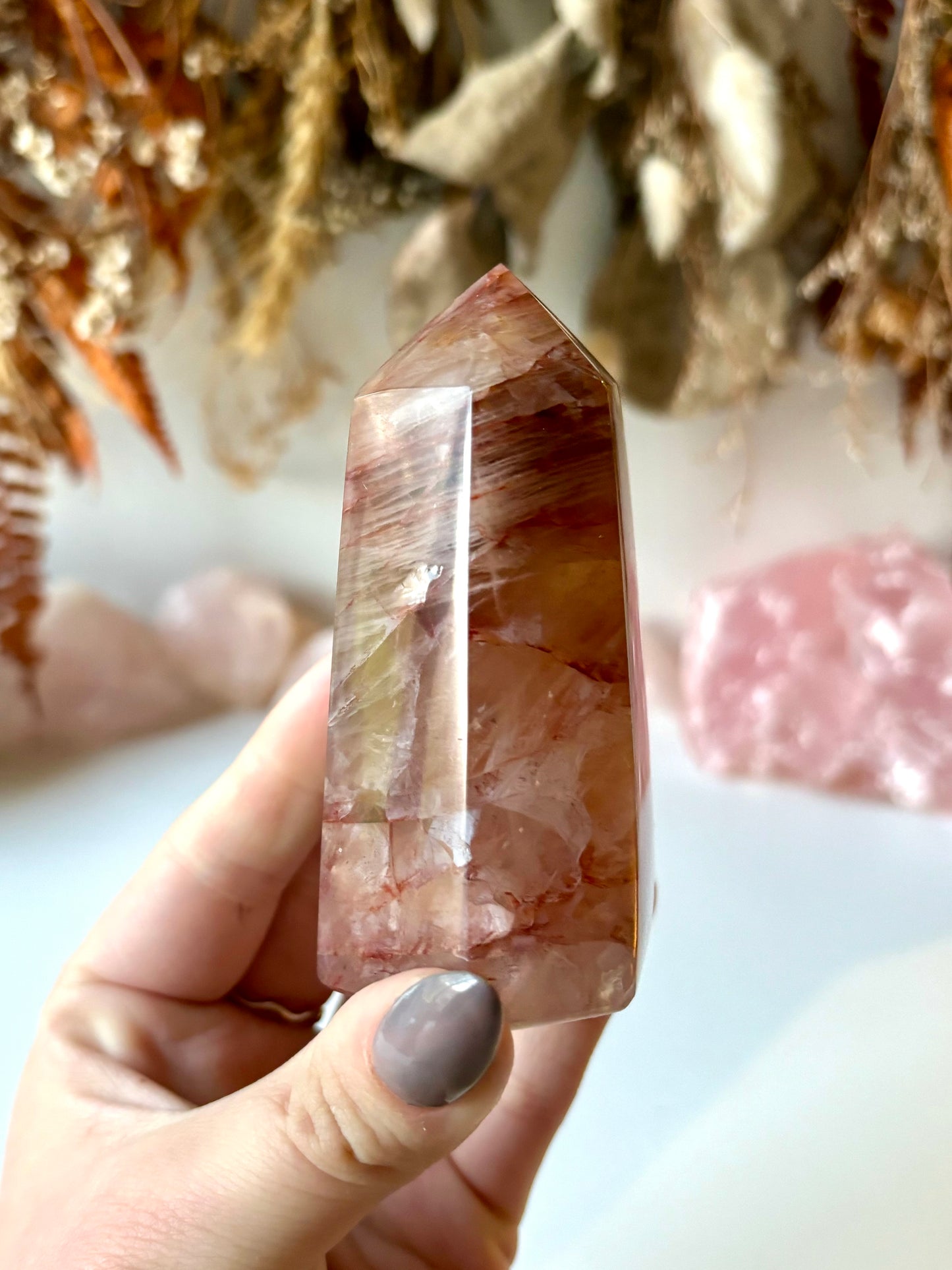 Fire Quartz Chunky Tower