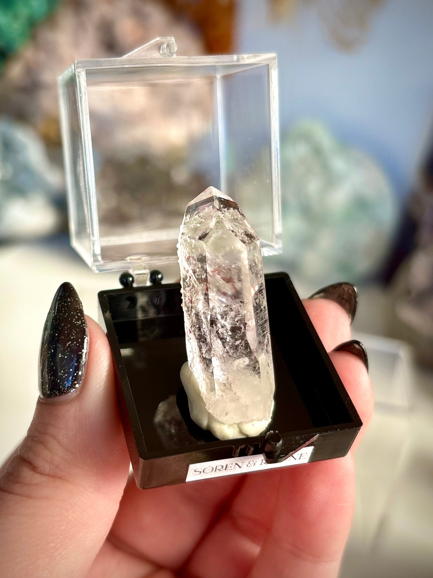Streep Mine Amethyst with Red Hematite Inclusions