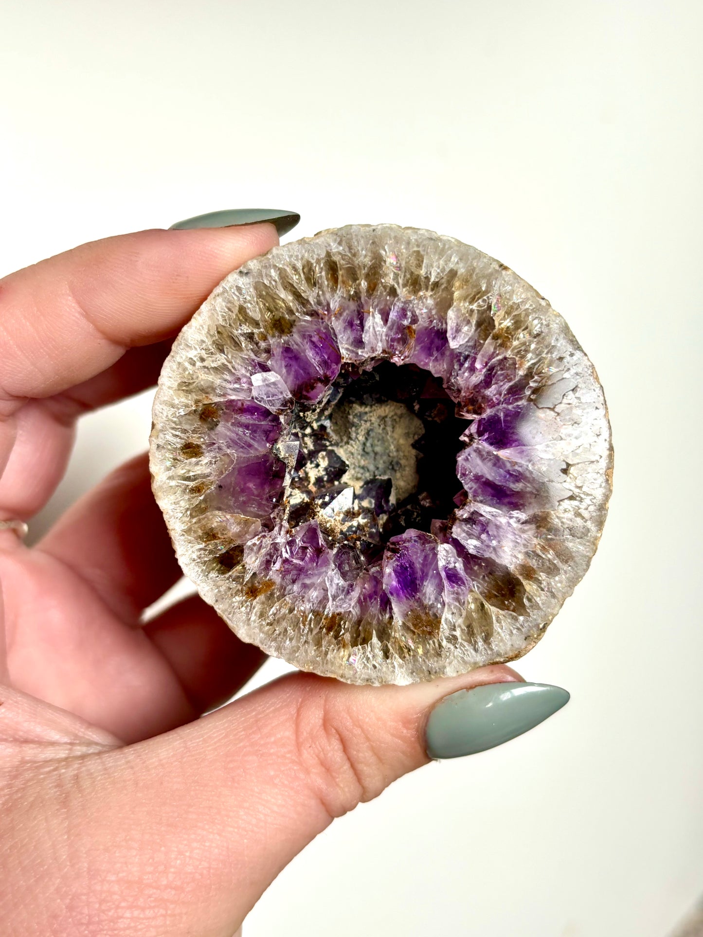 Amethyst Geode Set ‘The Lemon’