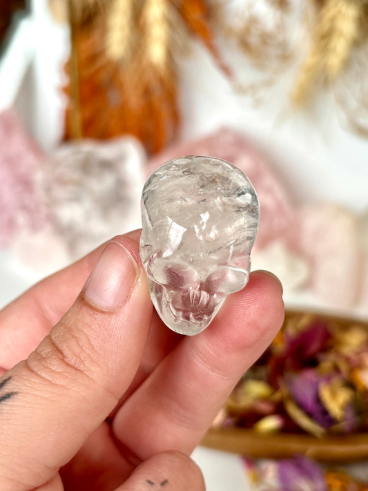 Clear Quartz Skull