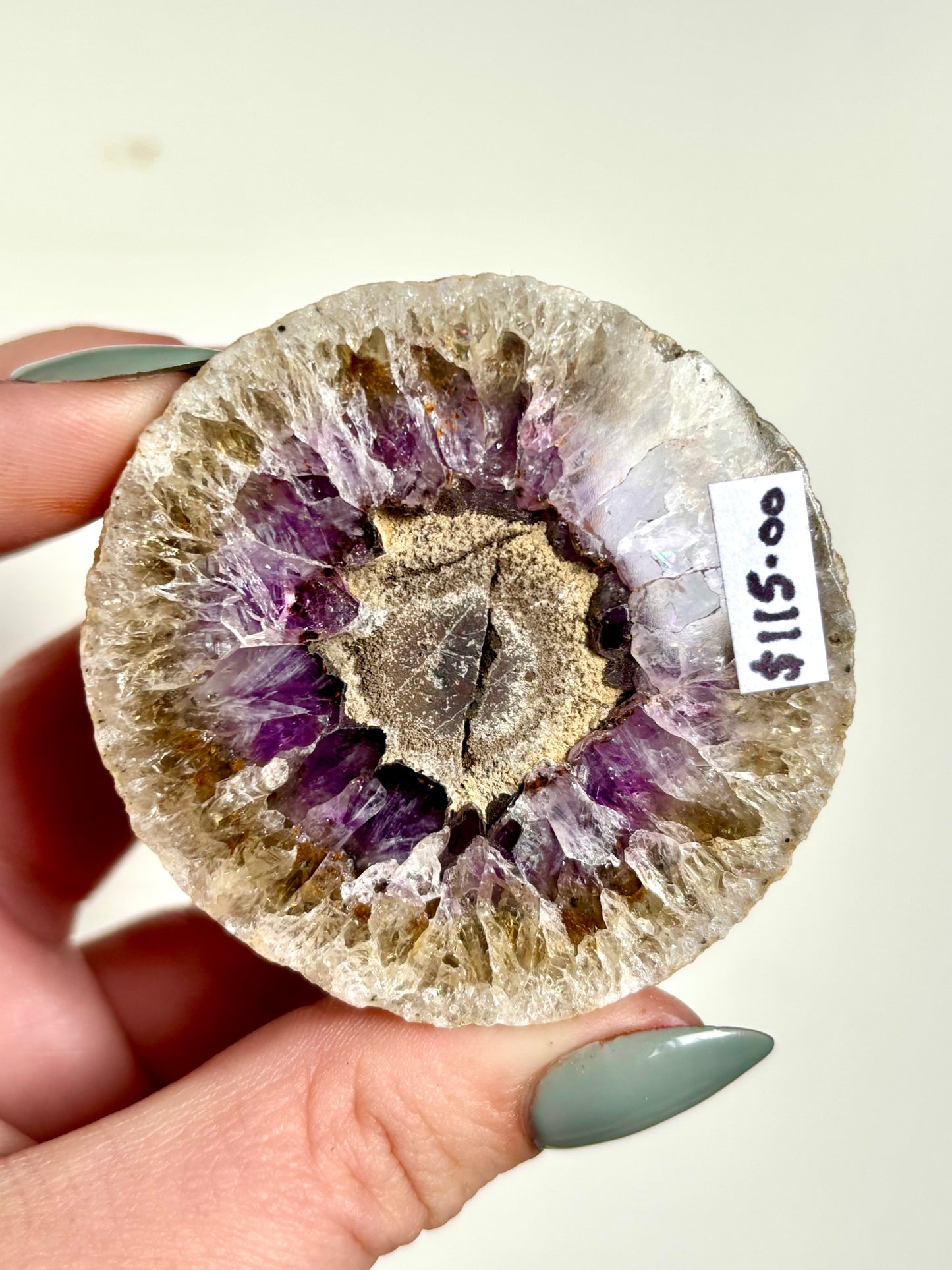 Amethyst Geode Set ‘The Lemon’