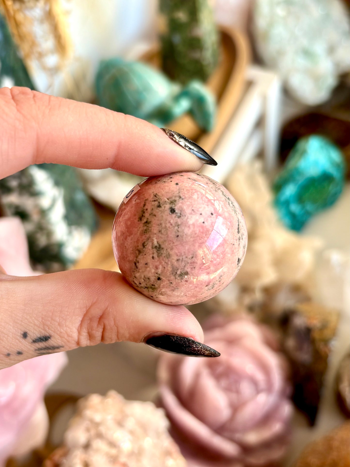 Peruvian Rhodonite Sphere