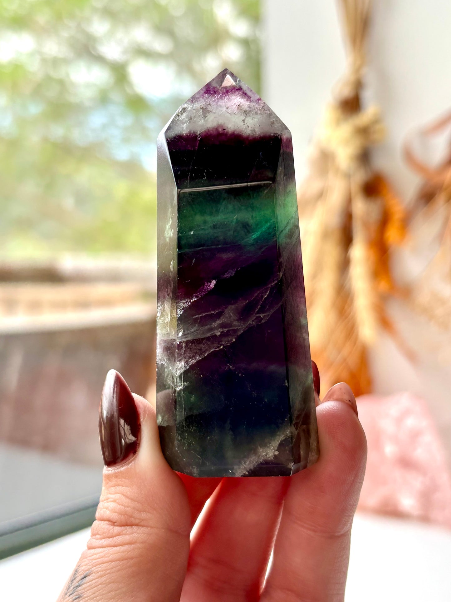 Rainbow Fluorite Tower