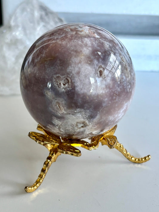 Golden Dragonfly Sphere Holder