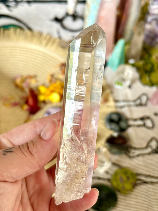Clear Quartz Natural Laser