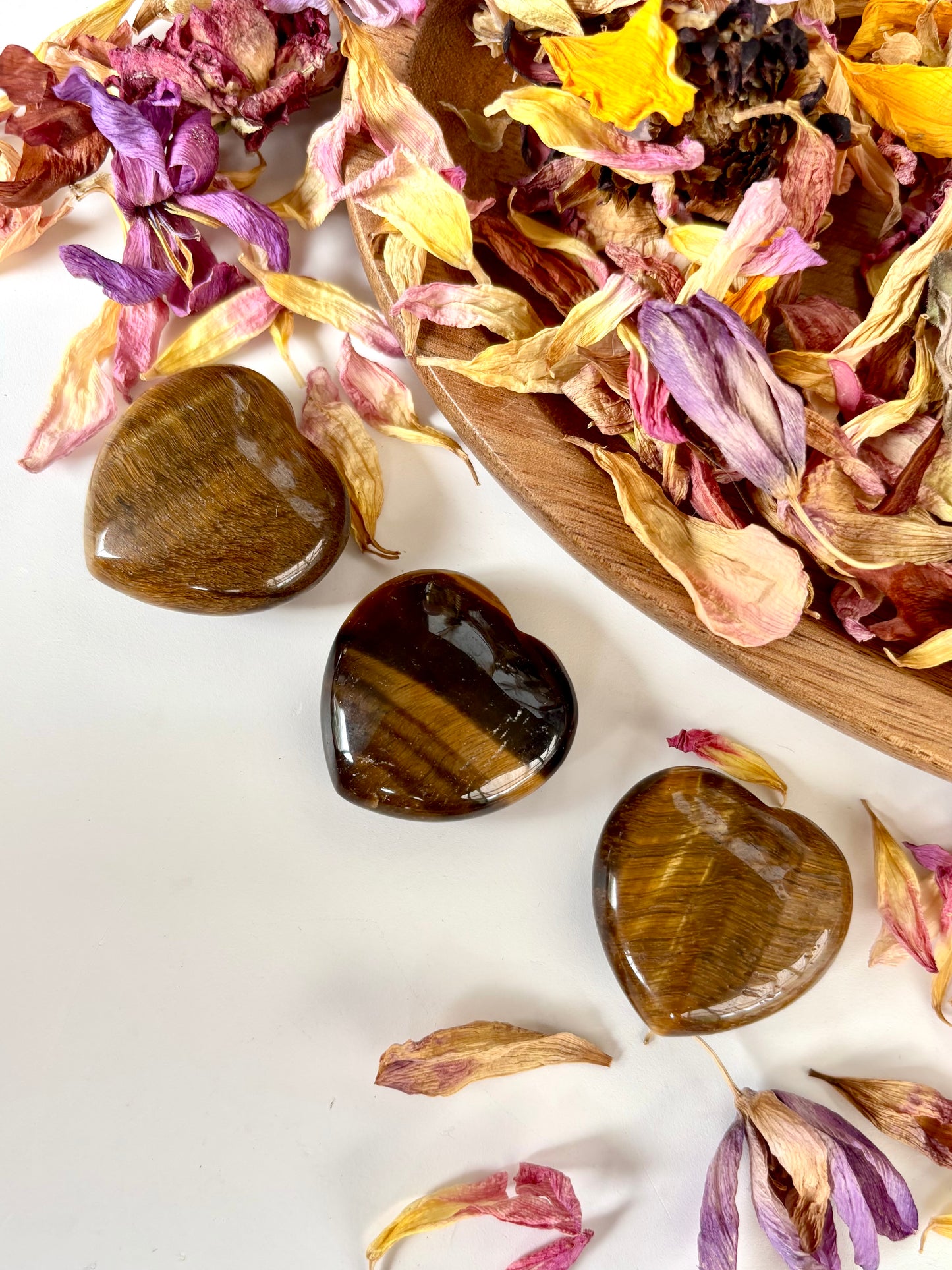 Tiger Eye Heart