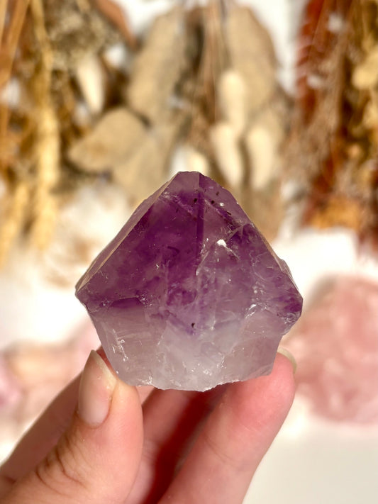 Amethyst Natural Point Cutbase (Brazil)