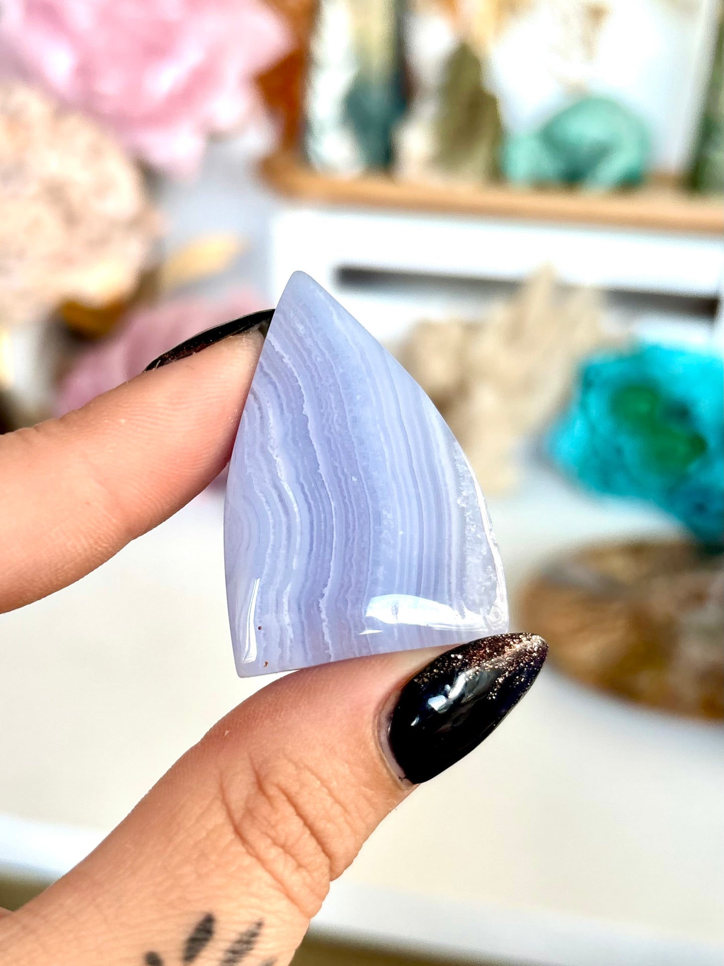 Blue Lace Agate Mini Flame