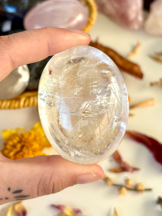 Clear Quartz Palm - Large