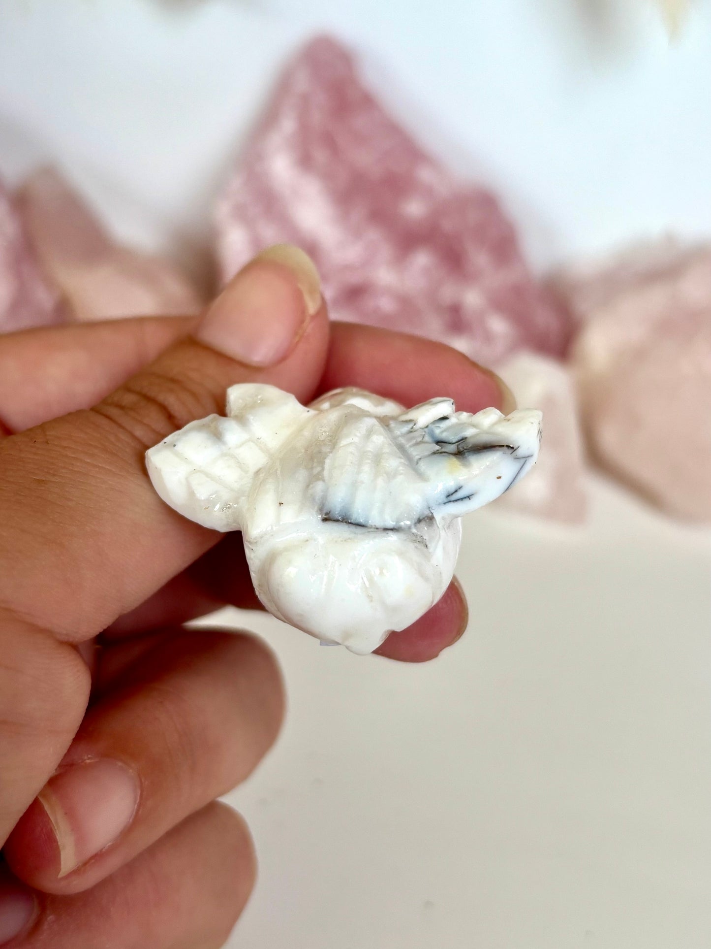 White Plume Agate Bee (1)