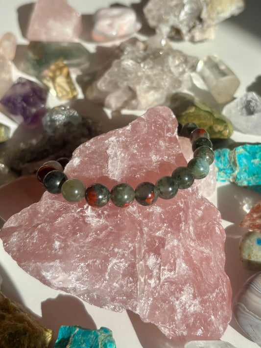 African Bloodstone Bracelet