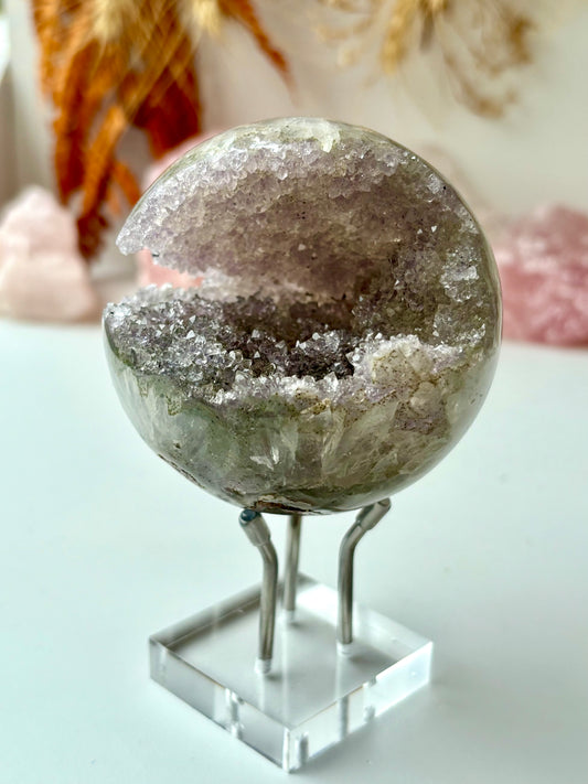 Amethyst Geode Sphere