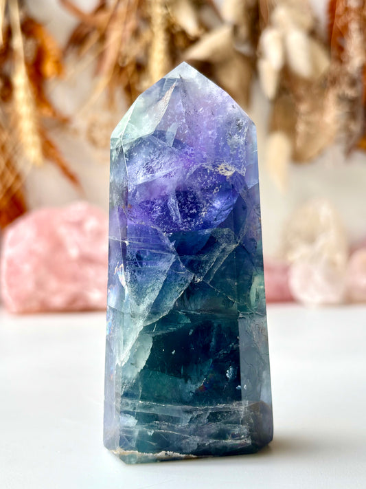 Rainbow Fluorite Tower