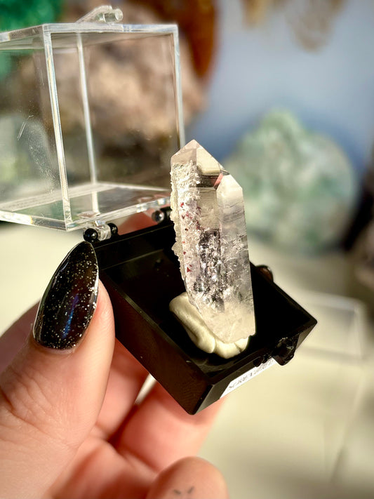 Streep Mine Amethyst with Red Hematite Inclusions