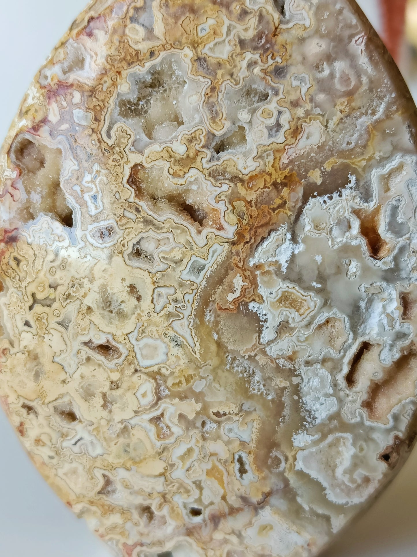 Indonesian Golden Crazy Lace Agate Flame
