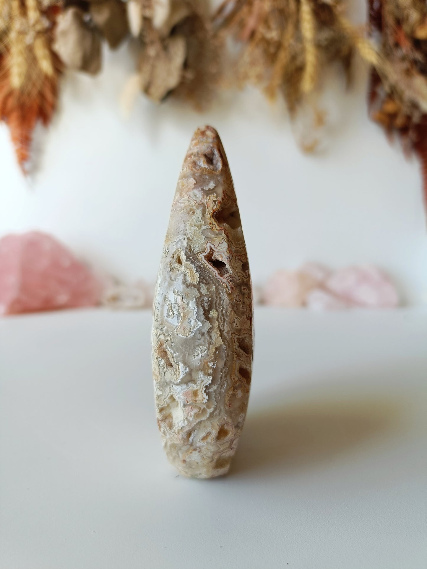 Indonesian Golden Crazy Lace Agate Flame